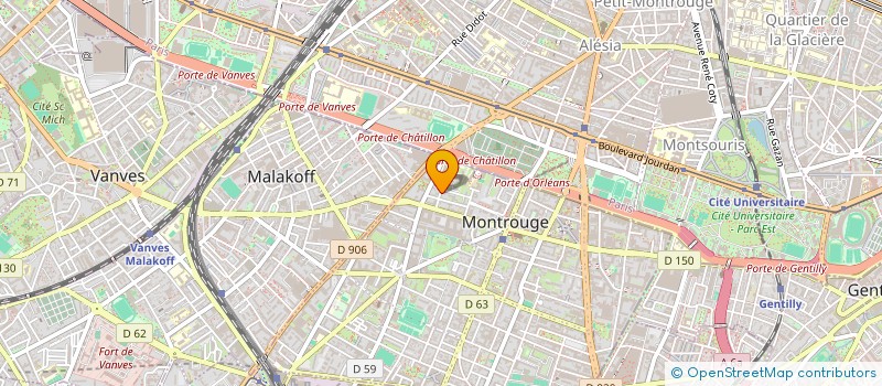 localisation de l'entreprise FS PROJECT  MONTROUGE