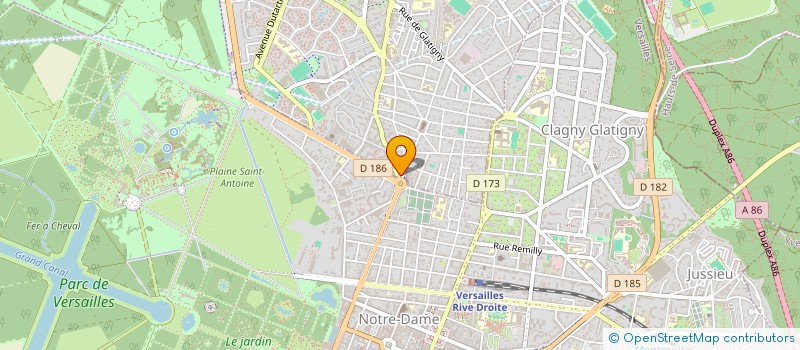 localisation de l'entreprise FS STABLES  LE CHESNAY-ROCQUENCOURT