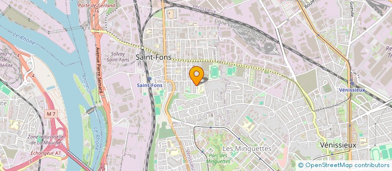 localisation de l'entreprise FS TAXI à SAINT-FONS