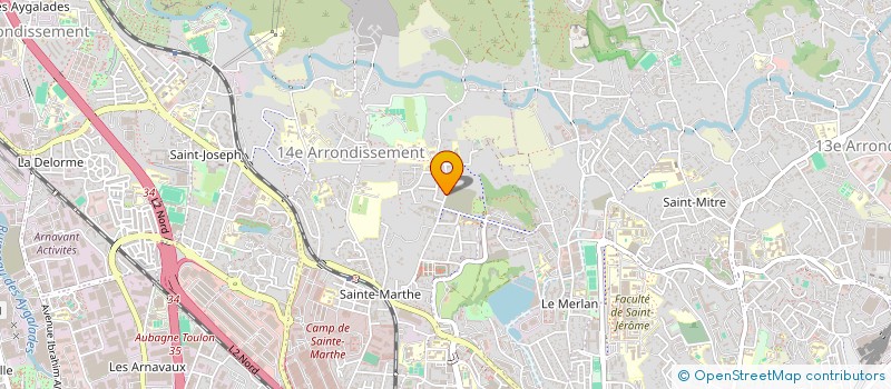localisation de l'entreprise FS TRANSPORT à MARSEILLE