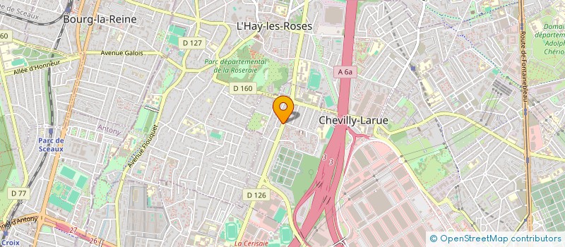 localisation de l'entreprise FS TUNNEL  CHEVILLY-LARUE