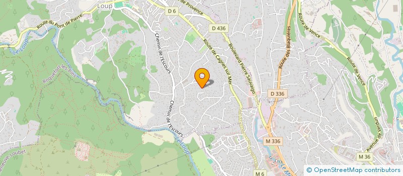 localisation de l'entreprise FS3A  LA COLLE-SUR-LOUP