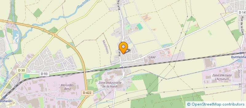 localisation de l'entreprise FS4G  DACHSTEIN