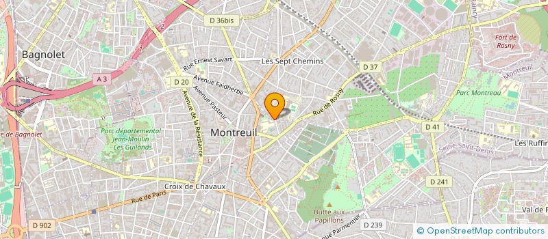 localisation de l'entreprise FS8895 à MONTREUIL