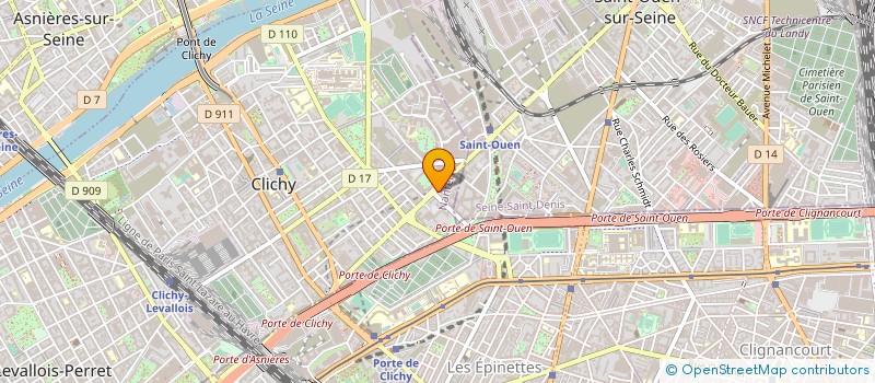 localisation de l'entreprise FSA à CLICHY