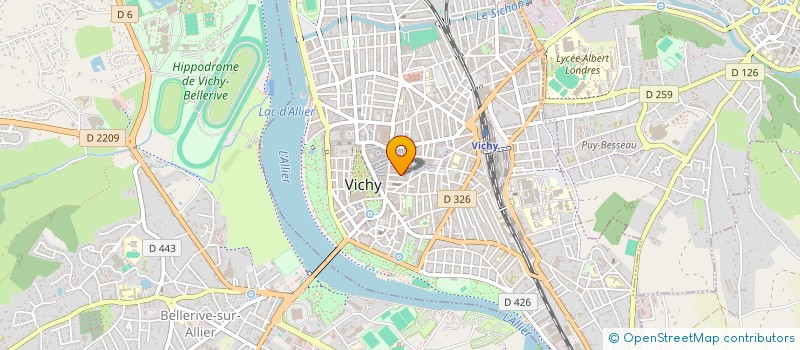 localisation de l'entreprise FSA à VICHY