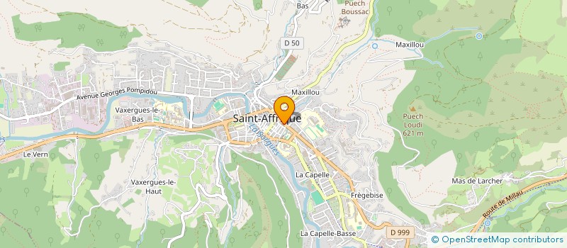 localisation de l'entreprise FSA à SAINT-AFFRIQUE