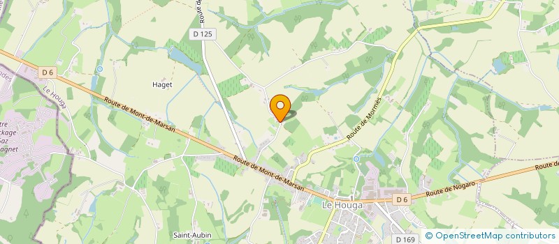 localisation de l'entreprise FSA  LE HOUGA