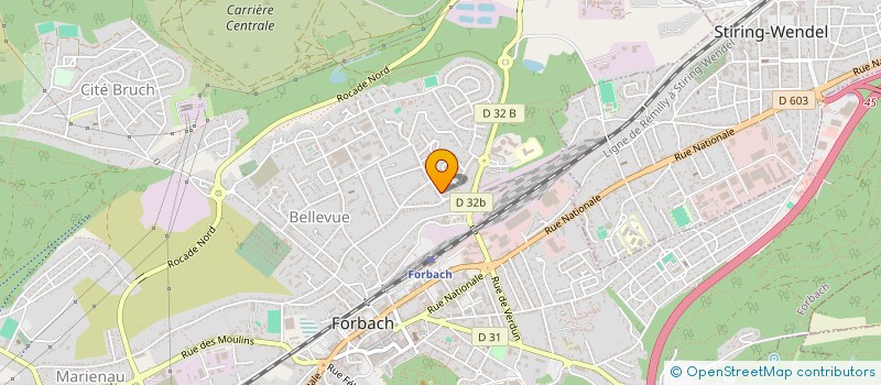 localisation de l'entreprise FSA CAP FIDUCIAIRE à FORBACH