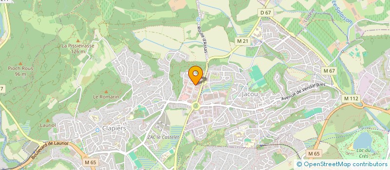 localisation de l'entreprise FSA (FREDDY SPEEDWAY ACCESSORIES)  CLAPIERS