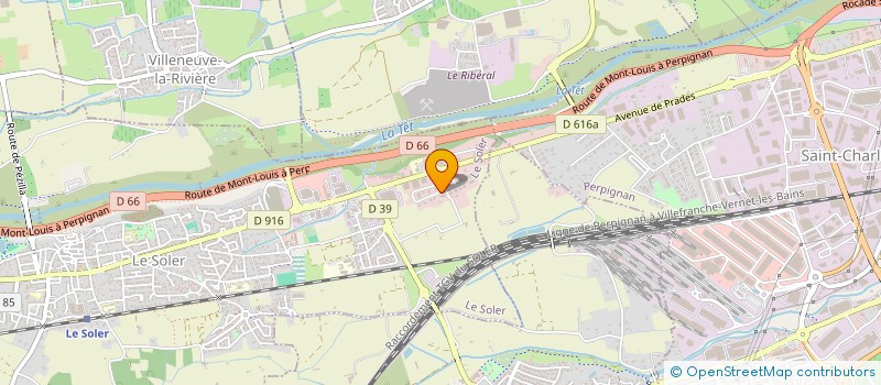 localisation de l'entreprise FSA IMMOBILIERE  LE SOLER