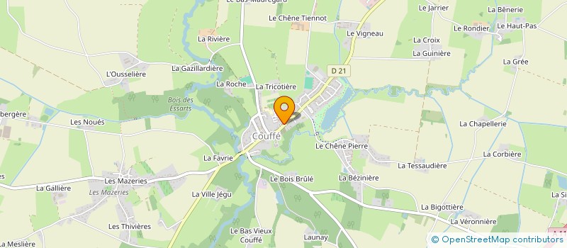 localisation de l'entreprise FSA INVEST  COUFFE