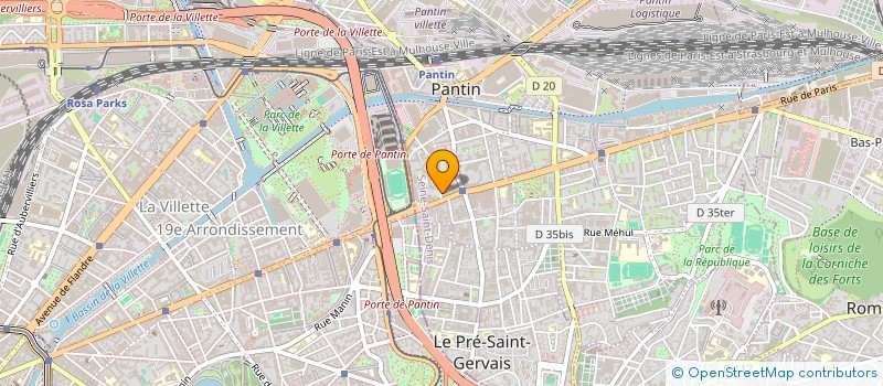 localisation de l'entreprise FSABOURIN CONSEIL  PANTIN