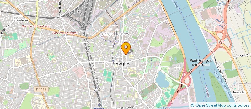 localisation de l'entreprise FSAM à BEGLES