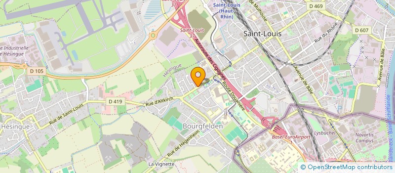 localisation de l'entreprise FSB INVEST  SAINT-LOUIS