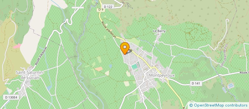 localisation de l'entreprise FSB INVEST à MONTPEYROUX
