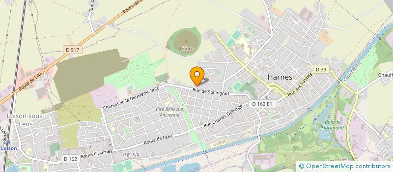 localisation de l'entreprise FSB MAINTENANCE  HARNES