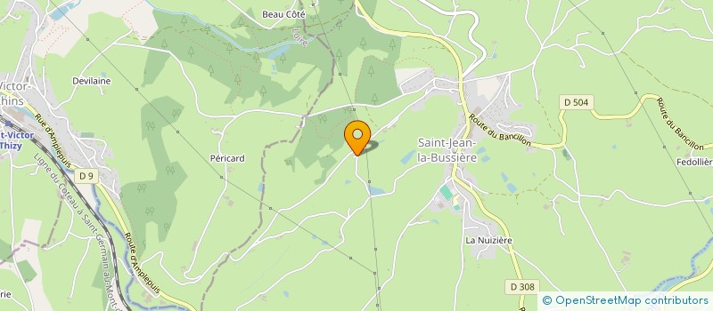 localisation de l'entreprise FSBC  SAINT-JEAN-LA-BUSSIERE