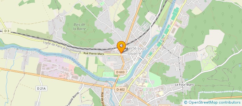 localisation de l'entreprise FSBE à LA FERTE-SOUS-JOUARRE