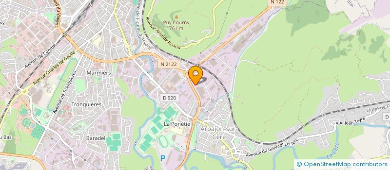 localisation de l'entreprise FSC BK AURILLAC à AURILLAC