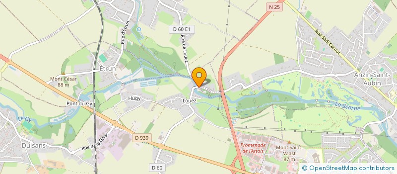 localisation de l'entreprise FSC LOUEZ  DUISANS