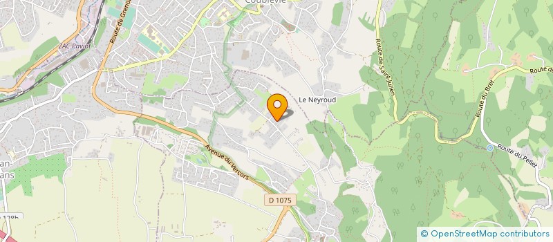 localisation de l'entreprise FSCA  LA BUISSE