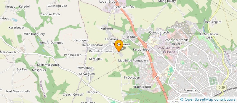 localisation de l'entreprise FSCH  LANDERNEAU