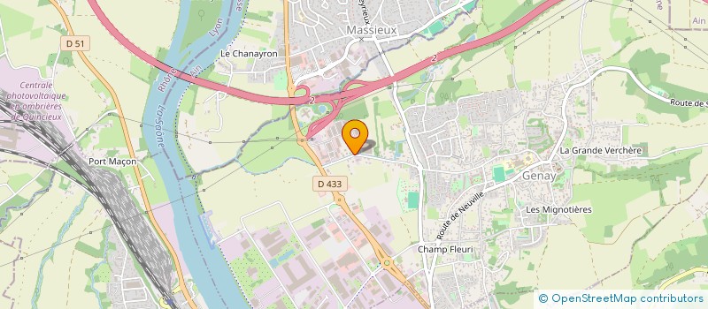 localisation de l'entreprise FSCH DEVELOPPEMENT  GENAY