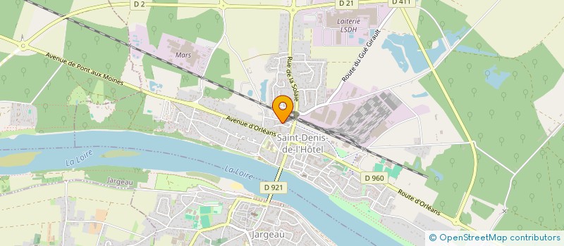 localisation de l'entreprise FSCI SARL à SAINT-DENIS-DE-L'HOTEL