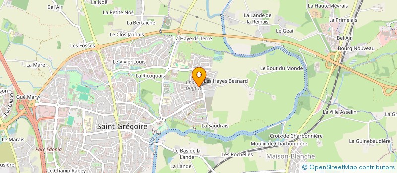 localisation de l'entreprise FSCL FAMILY  SAINT-GREGOIRE