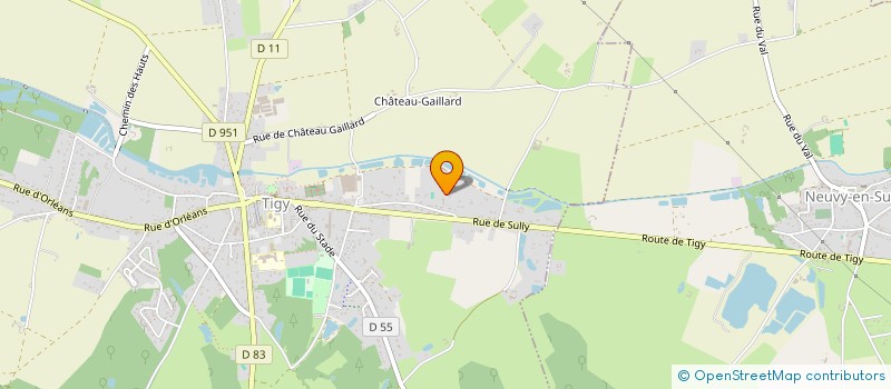 localisation de l'entreprise FSCL IMMO  TIGY