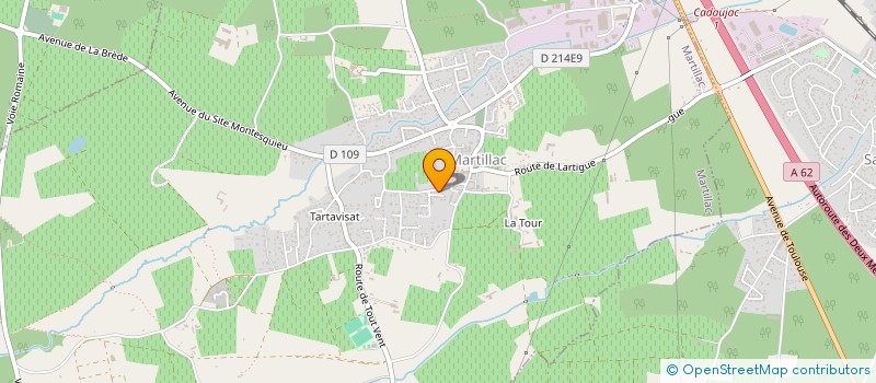 localisation de l'entreprise FSCR  MARTILLAC