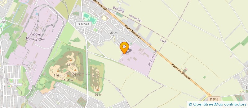 localisation de l'entreprise FSD  MAZINGARBE