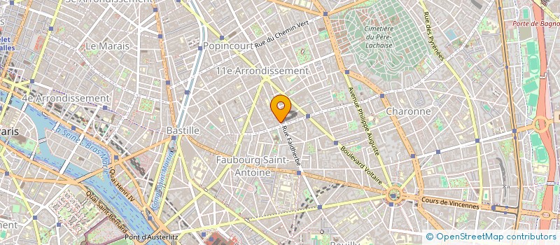 localisation de l'entreprise FSD à PARIS