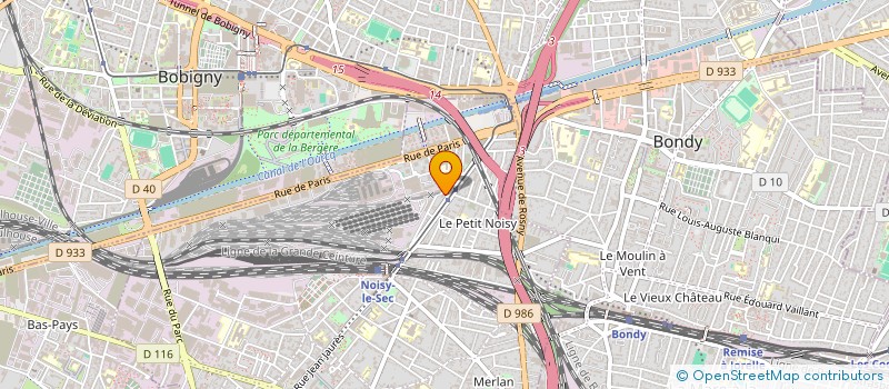 localisation de l'entreprise FSD à NOISY-LE-SEC
