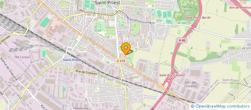 localisation de l'entreprise FSD HOLDING  VILLEFRANCHE-SUR-SAONE