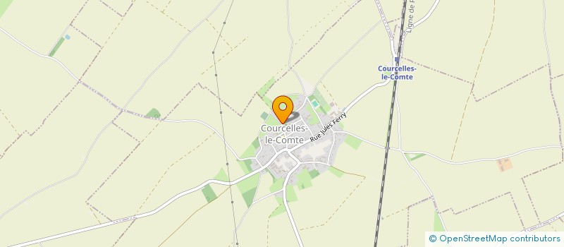 localisation de l'entreprise FSDD  COURCELLES-LE-COMTE