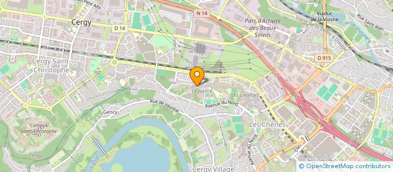 localisation de l'entreprise FSDK  FAMILLE SOUKOUNA DE KALAOU  CERGY