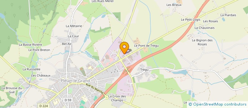 localisation de l'entreprise FSDMB  PLELAN-LE-GRAND