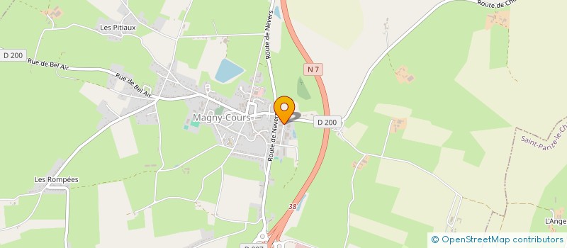 localisation de l'entreprise FSDR  MAGNY-COURS