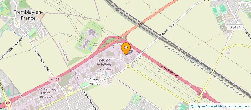 localisation de l'entreprise FSE  MITRY-MORY