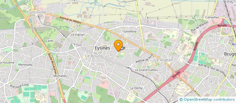 localisation de l'entreprise FSE ALBERT CAMUS à EYSINES