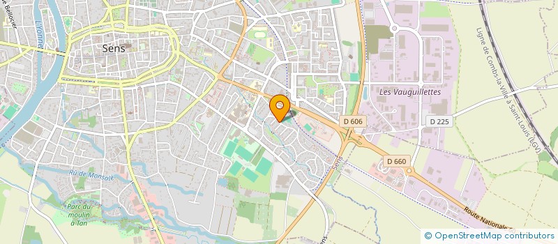 localisation de l'entreprise FSE COLLEGE DES CHAMPS PLAISANTS à SENS