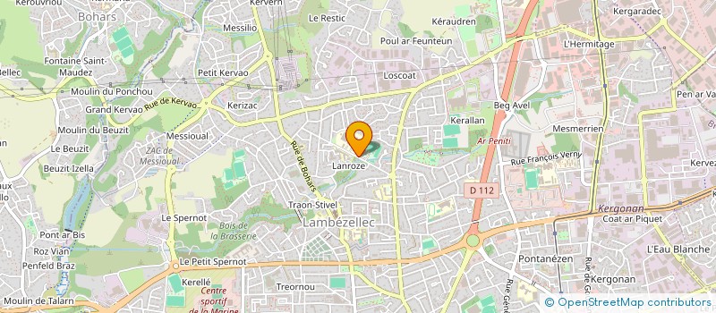 localisation de l'entreprise FSE DU CET DE LANROZE à BREST