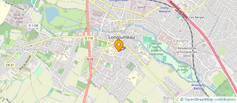 localisation de l'entreprise FSE (FOYER SOCIO EDUCATIF) DU COLLEGE LOUIS PASTEUR à LONGJUMEAU