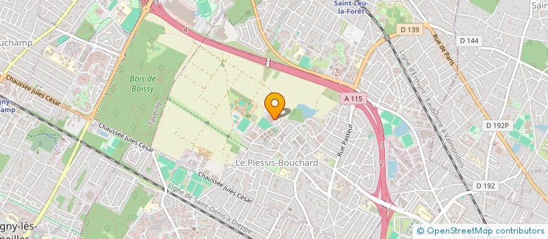 localisation de l'entreprise FSE MARIE SKLODOWSKA CURIE  LE PLESSIS-BOUCHARD