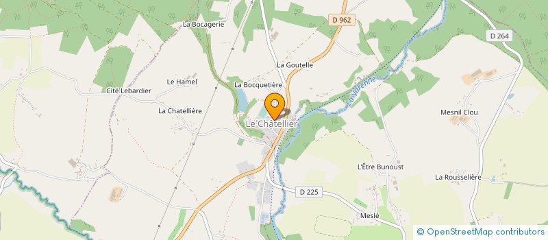 localisation de l'entreprise FSE PAYSAGE à LE CHATELLIER