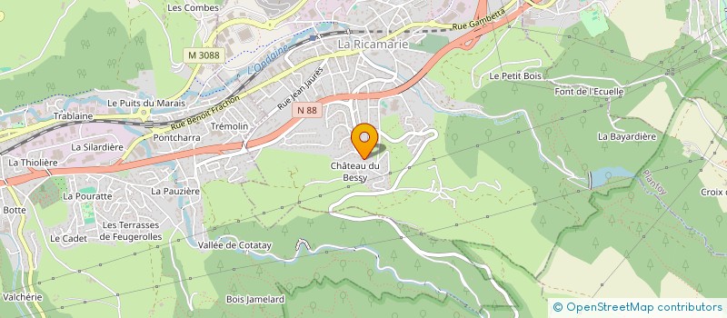 localisation de l'entreprise FSECL ESPAGNE  LA RICAMARIE