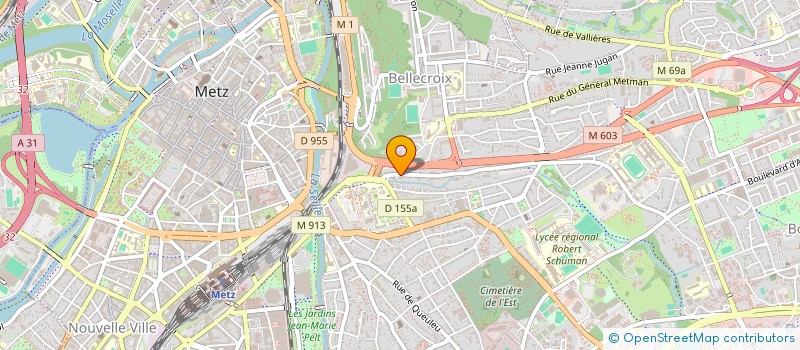 localisation de l'entreprise FSECUR SYSTEM à METZ