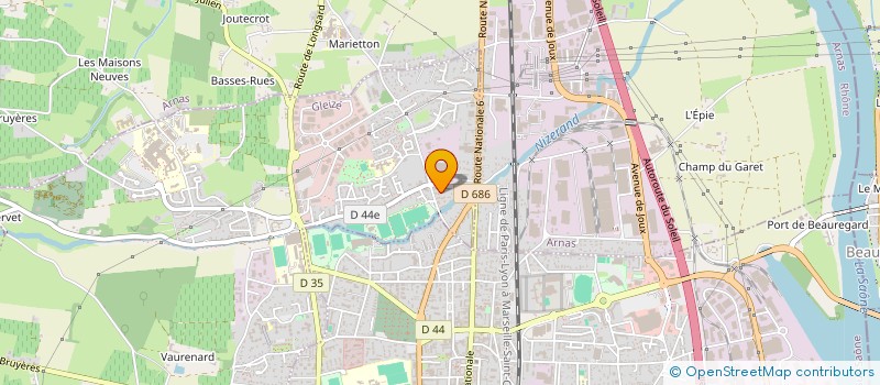 localisation de l'entreprise FSERVICE à GLEIZE